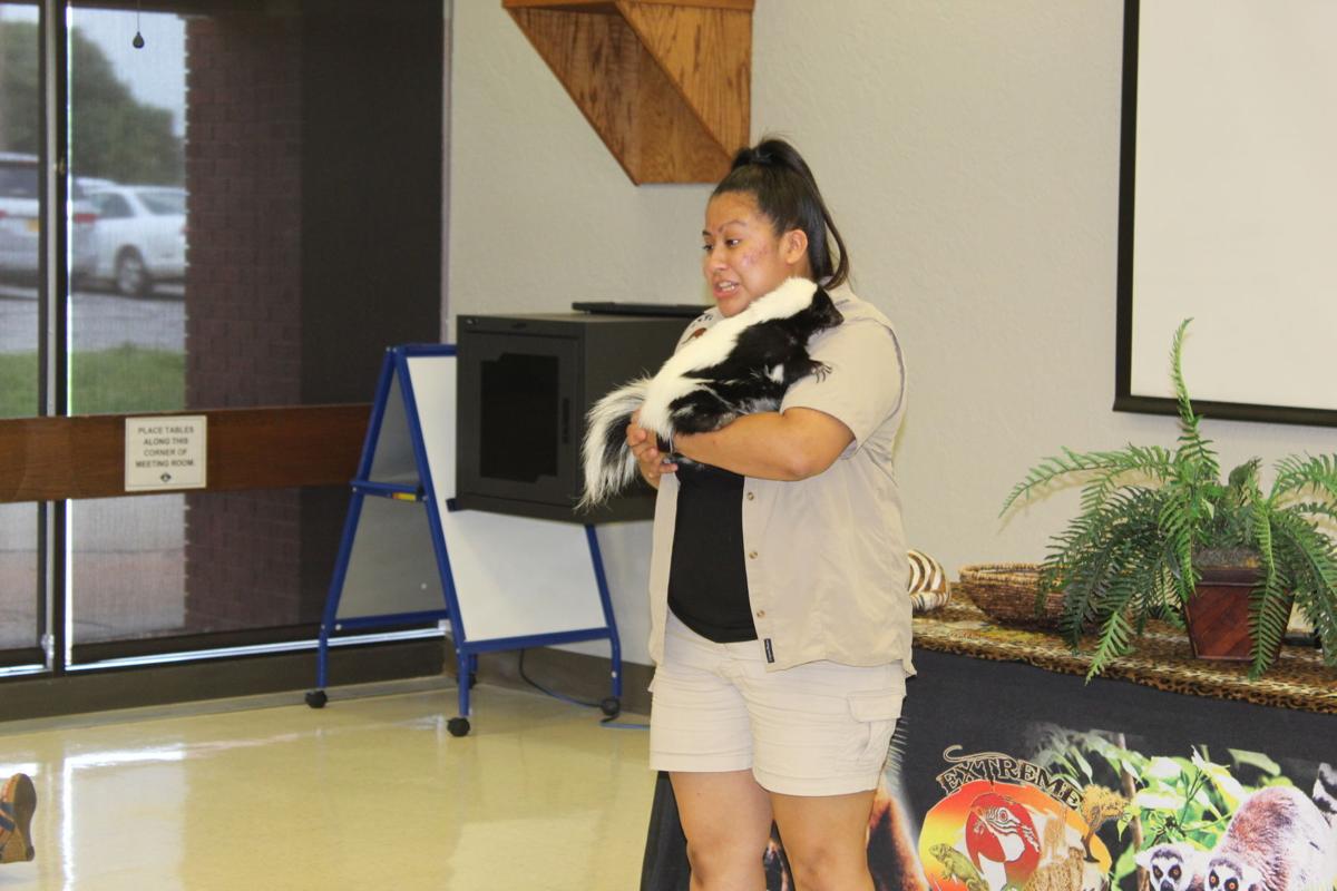 Extreme Animals visit the library