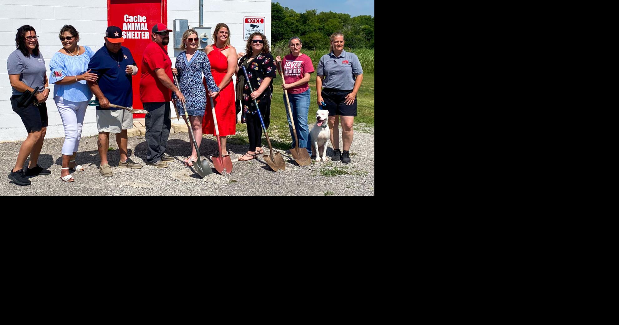 Cache officials break ground on addition to animal shelter | News ...