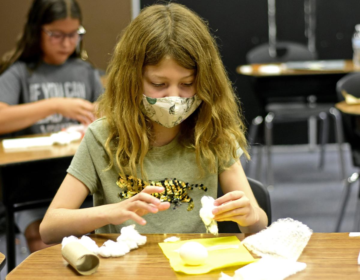 Lawton summer school students eggcited for cracking eggsperiment