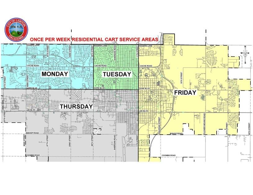 Trash schedule map News