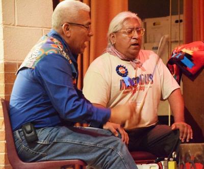 Brothers Pewewardy sing and drum (copy)