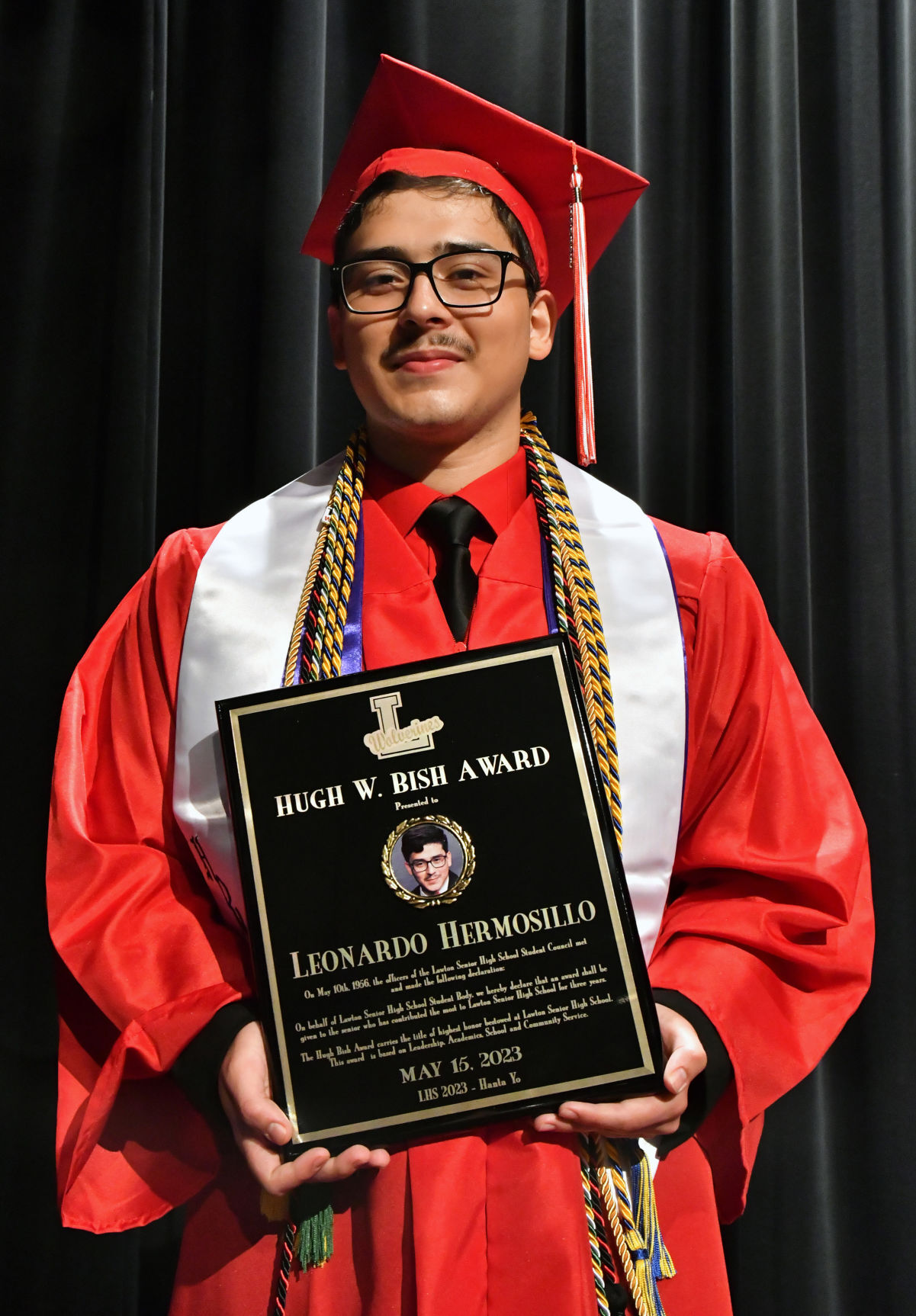 Hermosillo receives Hugh Bish Award at Lawton High | Community