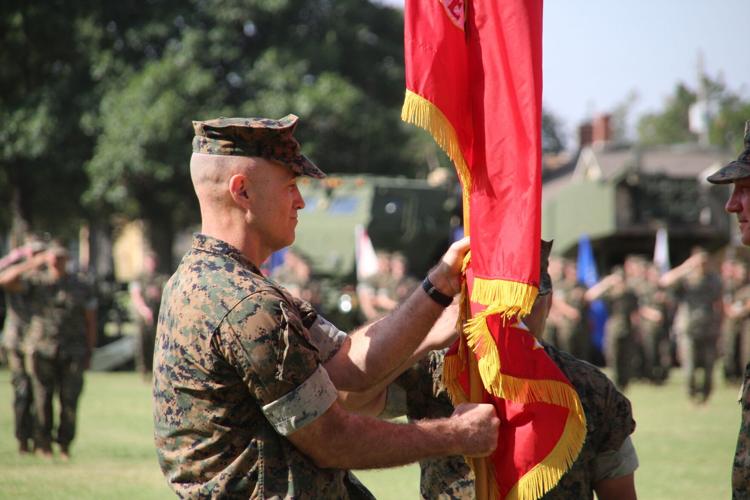 Col. Stoutenborough takes over as commander of Fort Sill's Marine