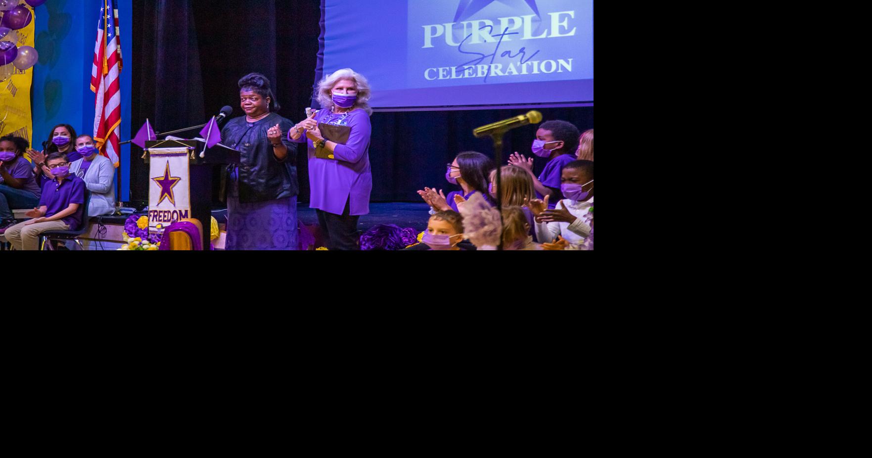 Freedom Elementary School awarded Purple Star designation News
