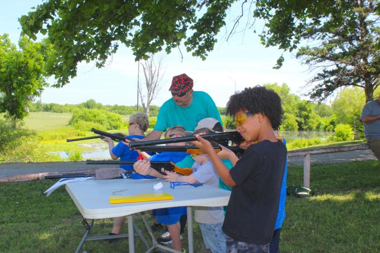Cub Scouts learn and have fun during summer camp at Elmer Thomas Park