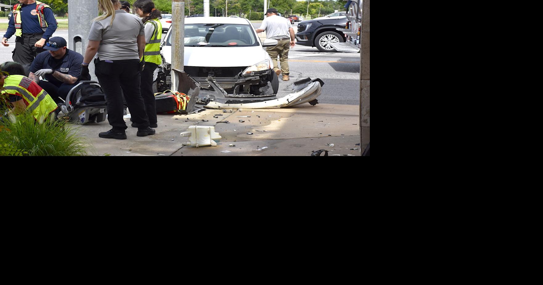 Wreck at Southwest 11th Street and Gore Boulevard