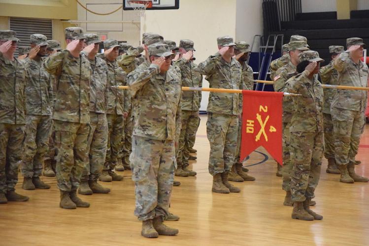 Deployment ceremony sends Fort Sill soldiers to do what they're