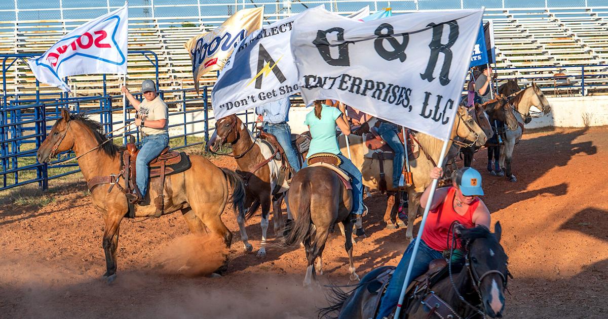 Lawton Rangers Rodeo flag carrier tryouts