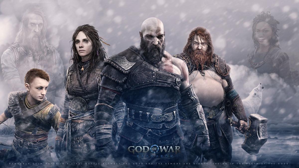 HD wallpaper: God of War Ragnarök, Odin, Playstation 5, Santa Monica Studio