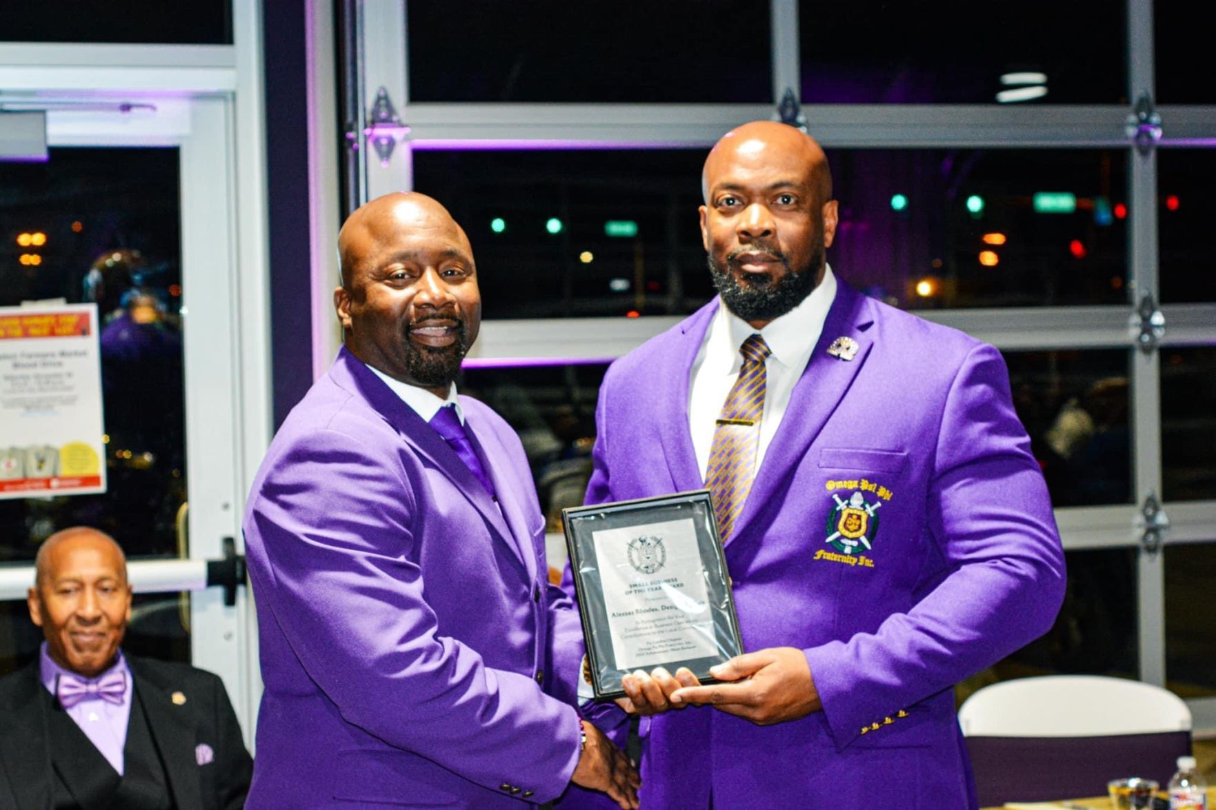 Omega Psi Phi fraternity hands out awards in Lawton Community