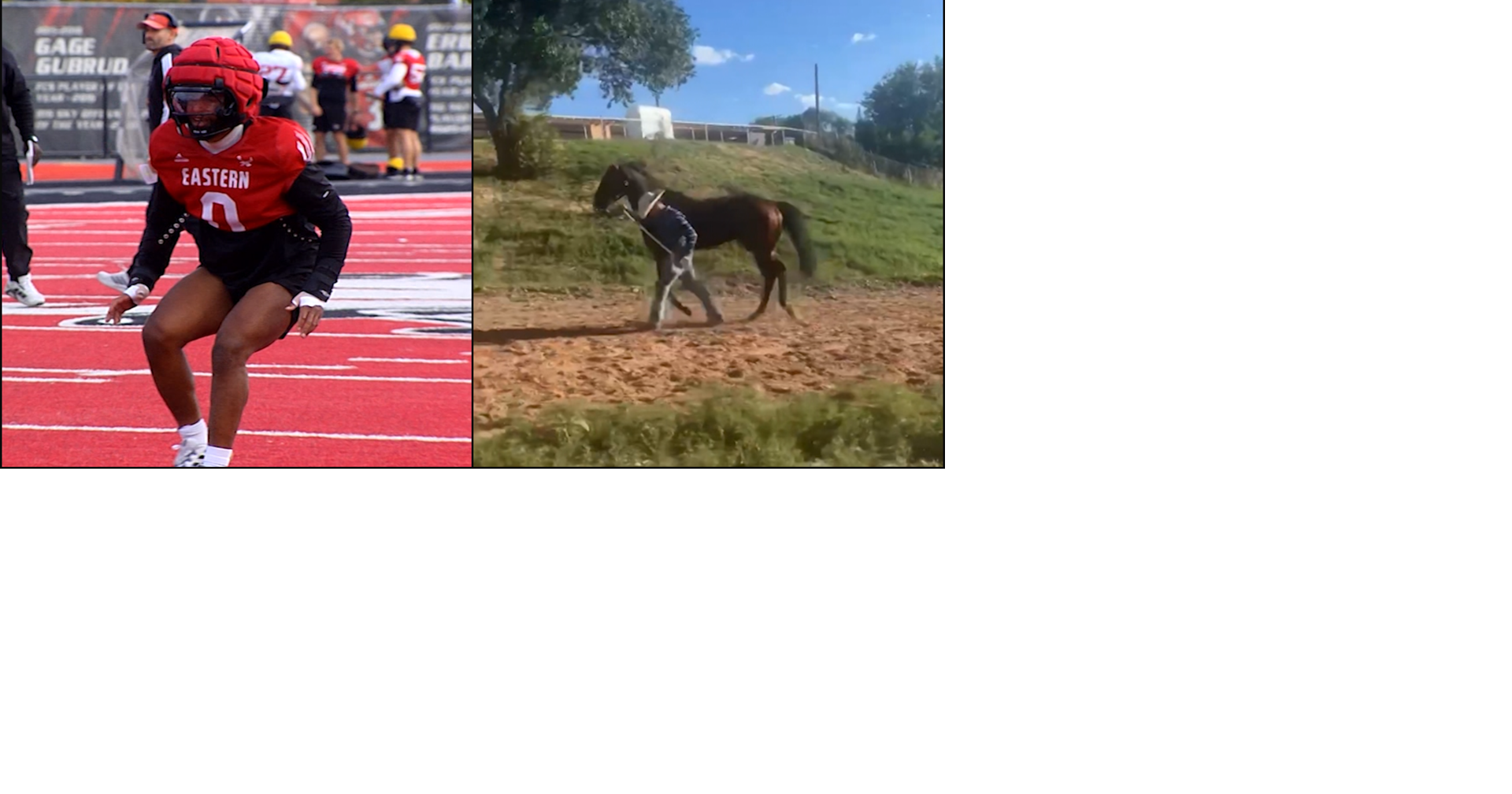 Beyond the red turf: EWU's McKel Broussard dreams of a future in horse racing
