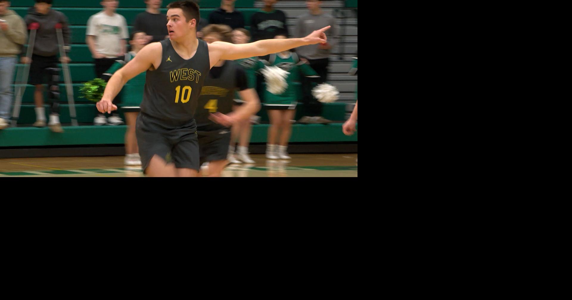 Colton Bush, Cash Rice combine for 29 points, West downs Belgrade 75-41 to stay atop Eastern AA standings 