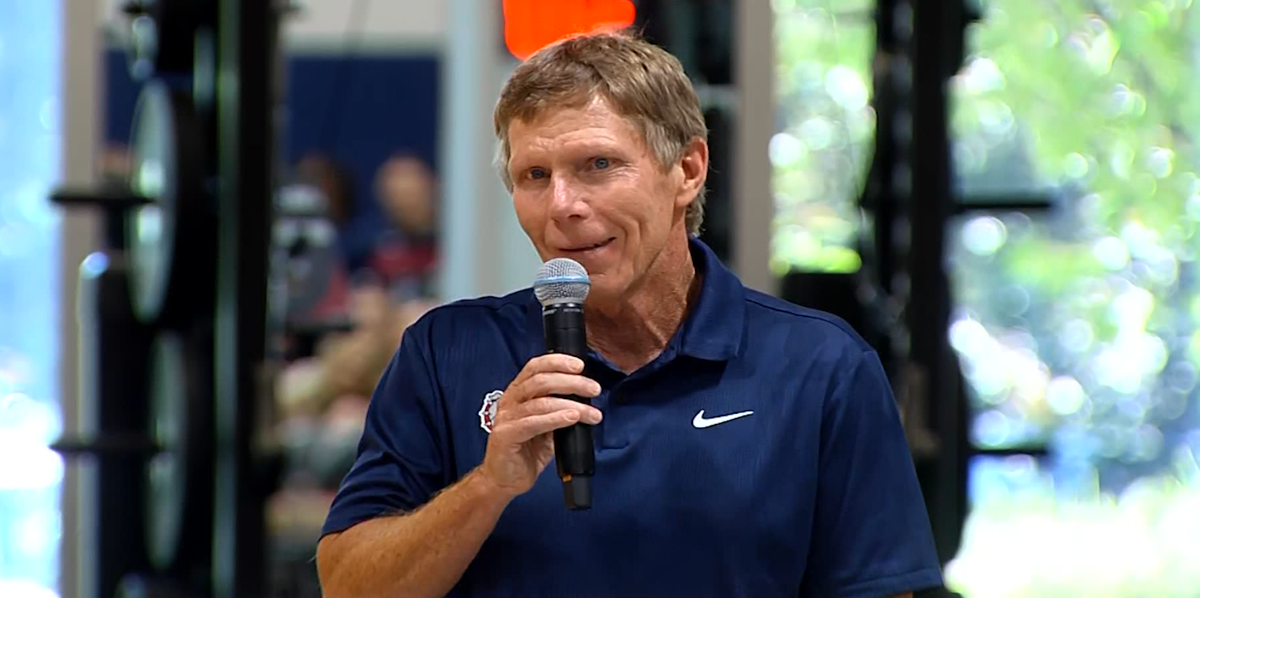 Mark Few discusses Gonzaga's newly dedicated 'Sabonis Family Strength and Conditioning Center'