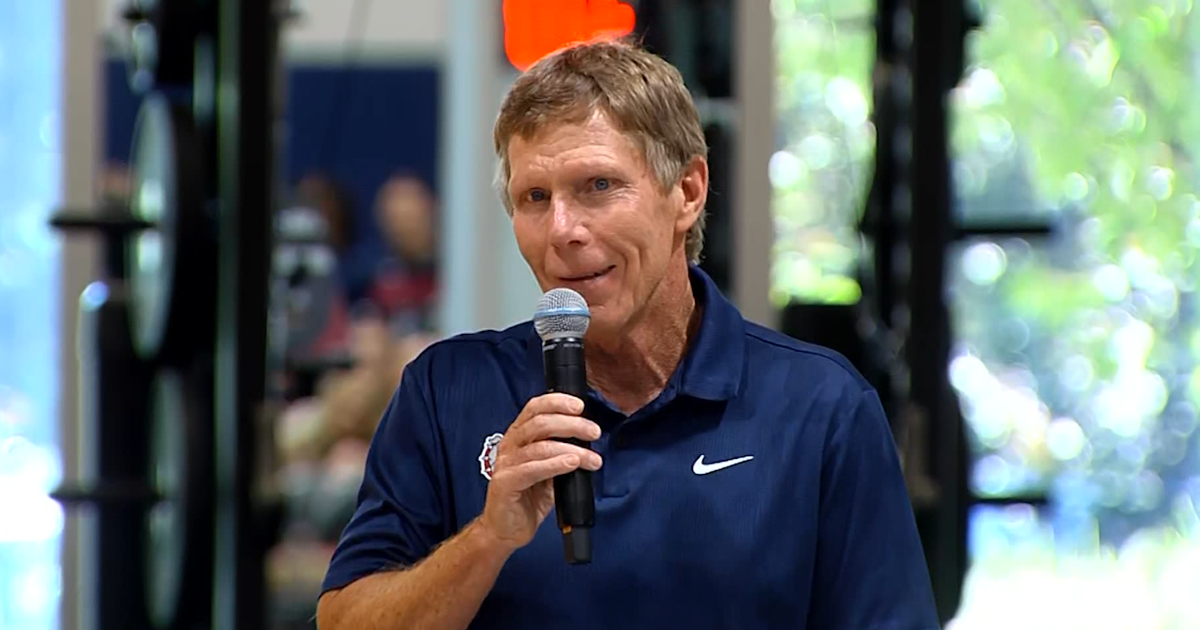 Mark Few discusses Gonzaga's newly dedicated 'Sabonis Family Strength and Conditioning Center'