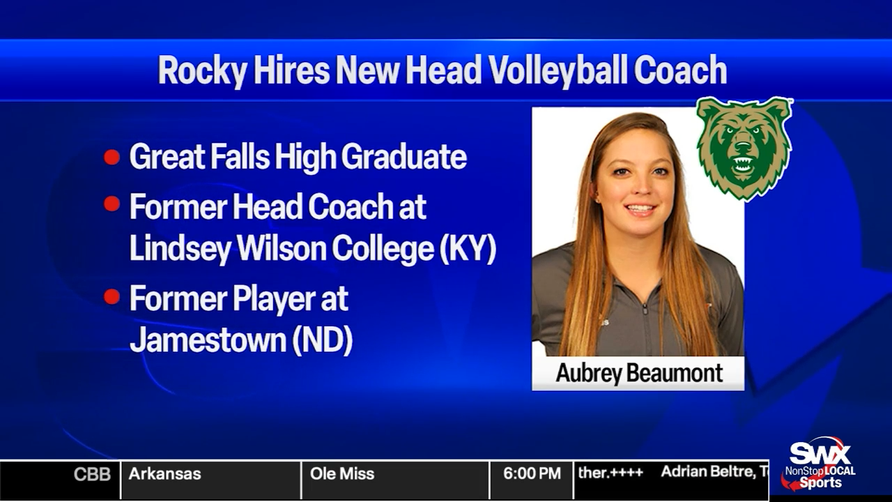 Rocky volleyball tabs Great Falls graduate Aubrey Beaumont as new head coach