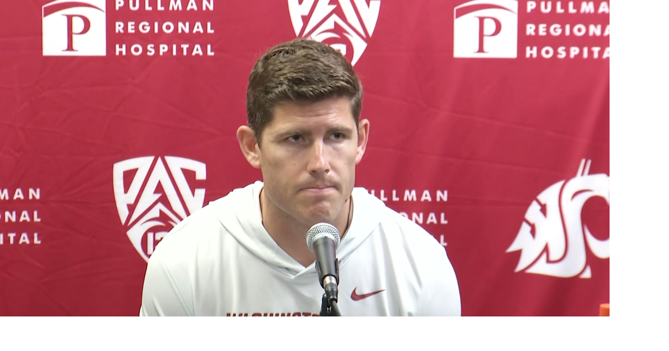 Washington State Postgame: Kirby Moore and players after Loss to UW in Apple Cup