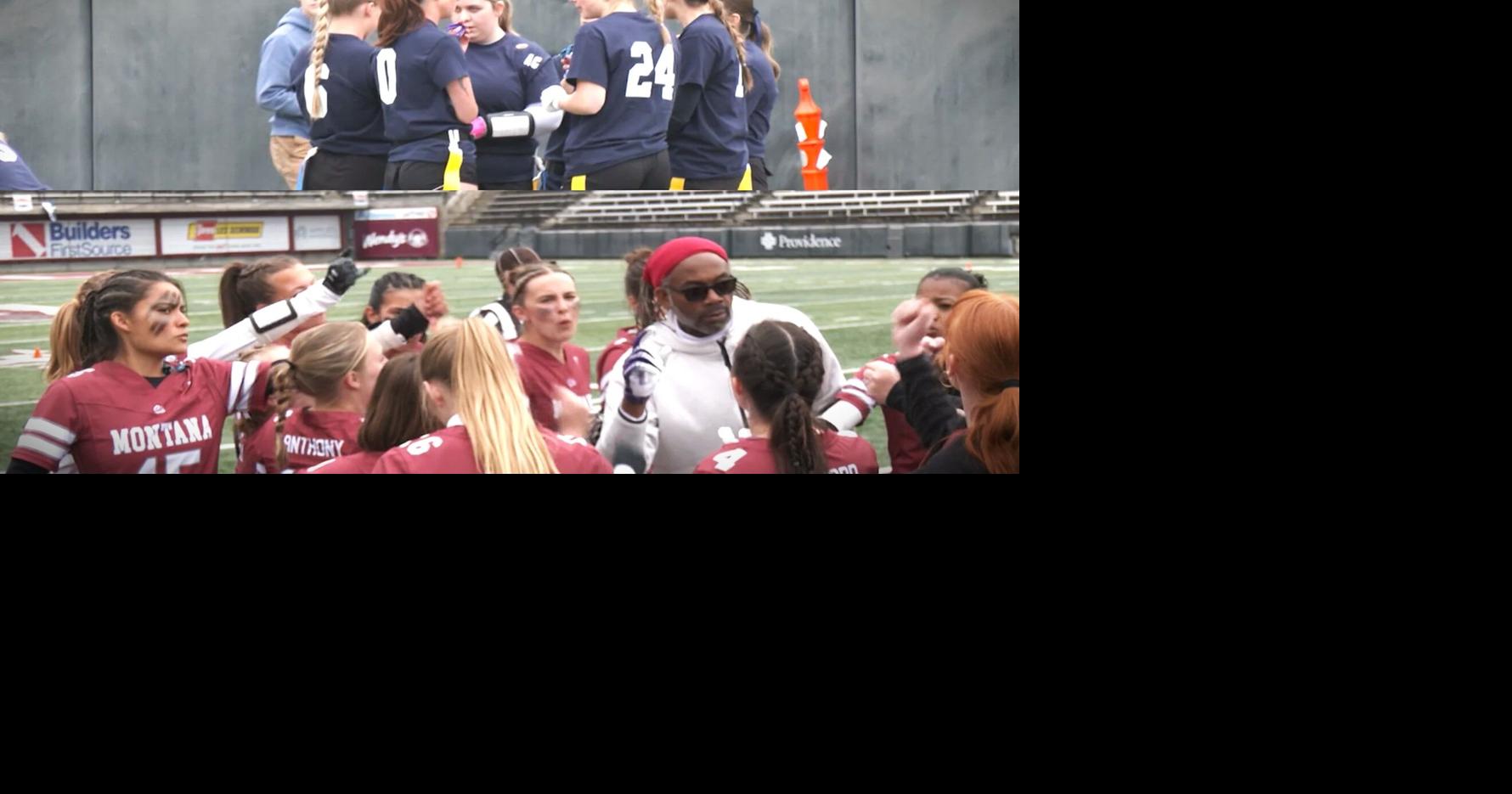 Montana and Montana State split the first ever Brawl of the Wild flag football doubleheader