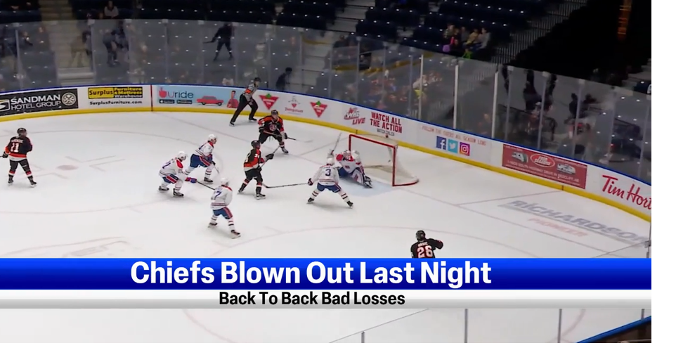 Spokane Chiefs begin four game road trip after being outscored 188 in