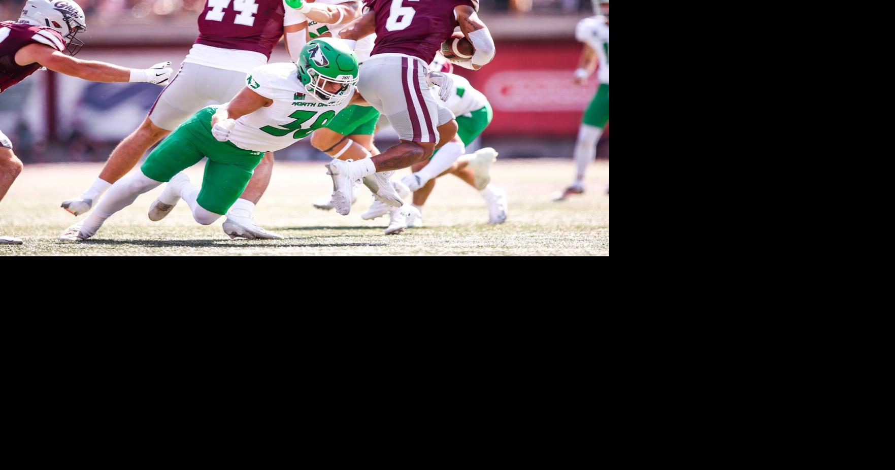North Dakota leads Montana 16-14 in the third quarter