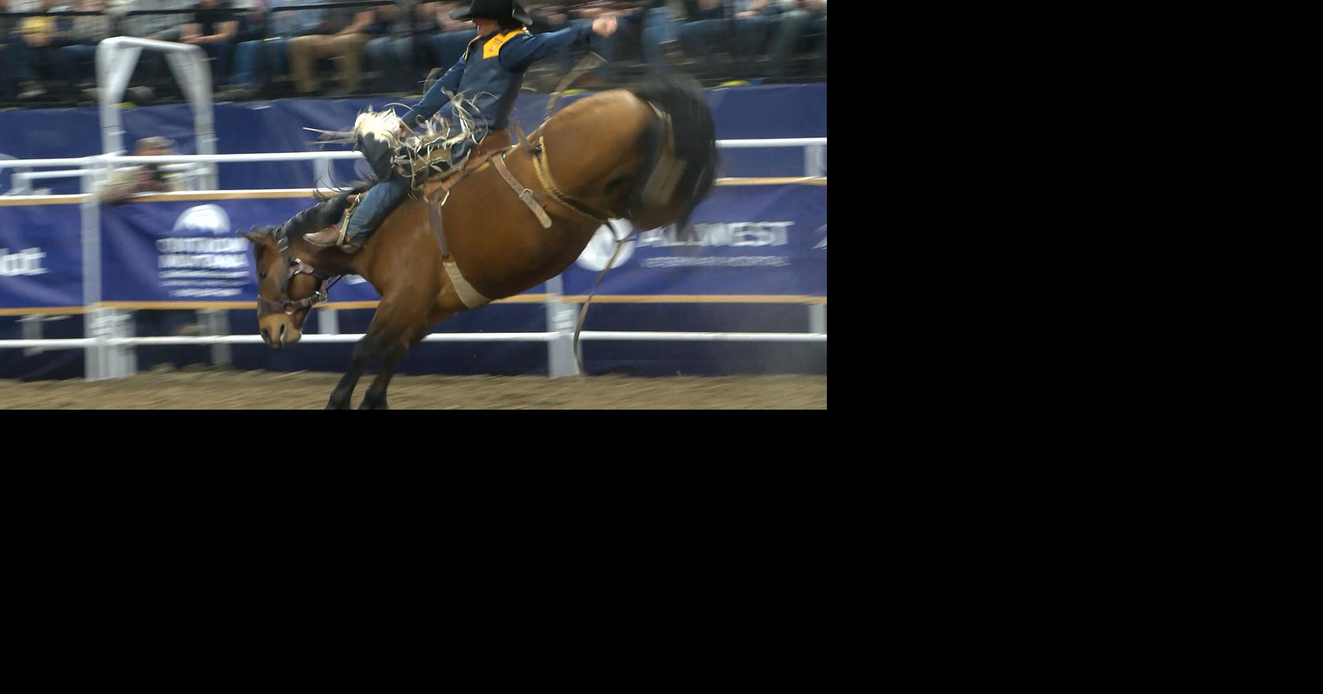 CNFR Update: Montana State takes title push into second half of college finals rodeo