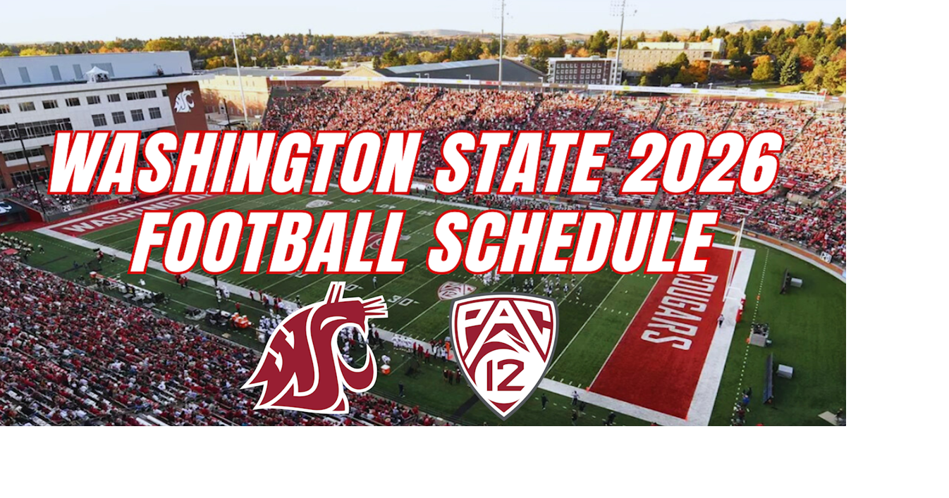 Washington State, 2026 Pac-12 football schedules released with unique twist