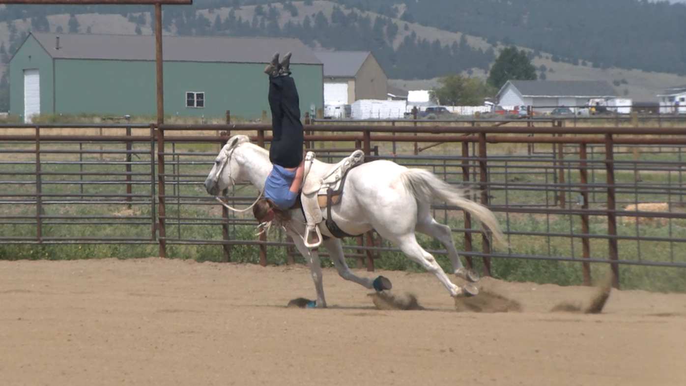 Mic'd up with rodeo trick riders Madison MacDonald Thomas and Oli