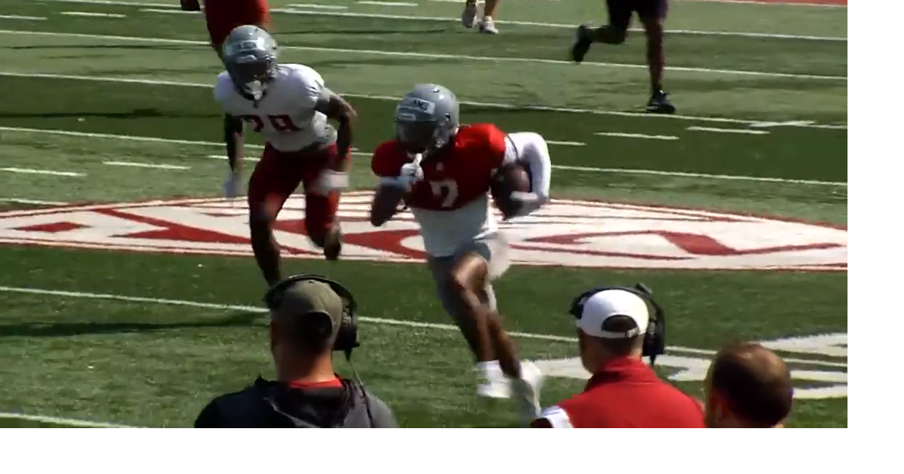HIGHLIGHTS: WSU Football show progress in first fall scrimmage; with "three more weeks to grow"