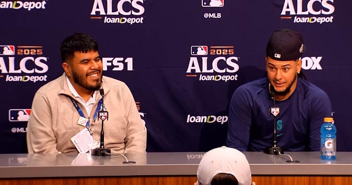 Mariners Pregame: Luis Castillo talks to media ahead of ALCS Game 3 I Full Press Conference