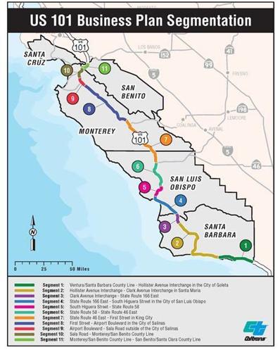 Caltrans District 1 Map Caltrans District 5 Hosting Series Of Presentations About Hwy 101 Business  Plan | Local News | Syvnews.com