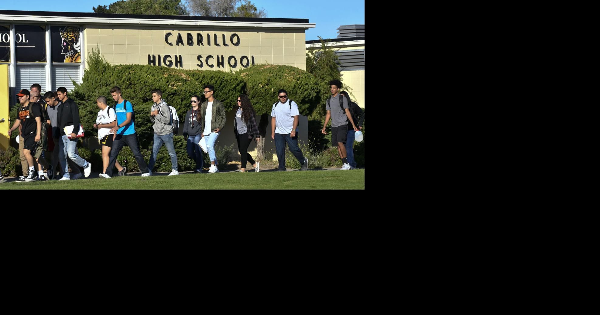 Cabrillo High students stage protest rally in support of embattled