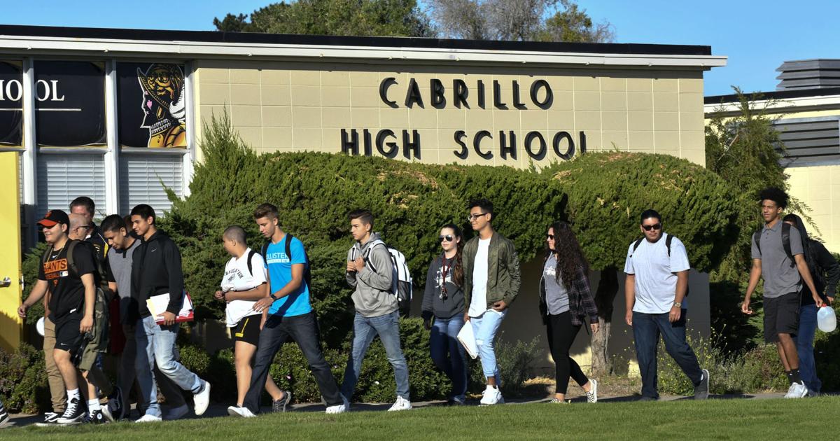Cabrillo High students stage protest rally in support of embattled