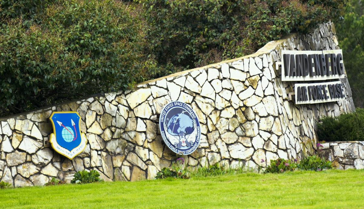 VAFB Main Gate signage