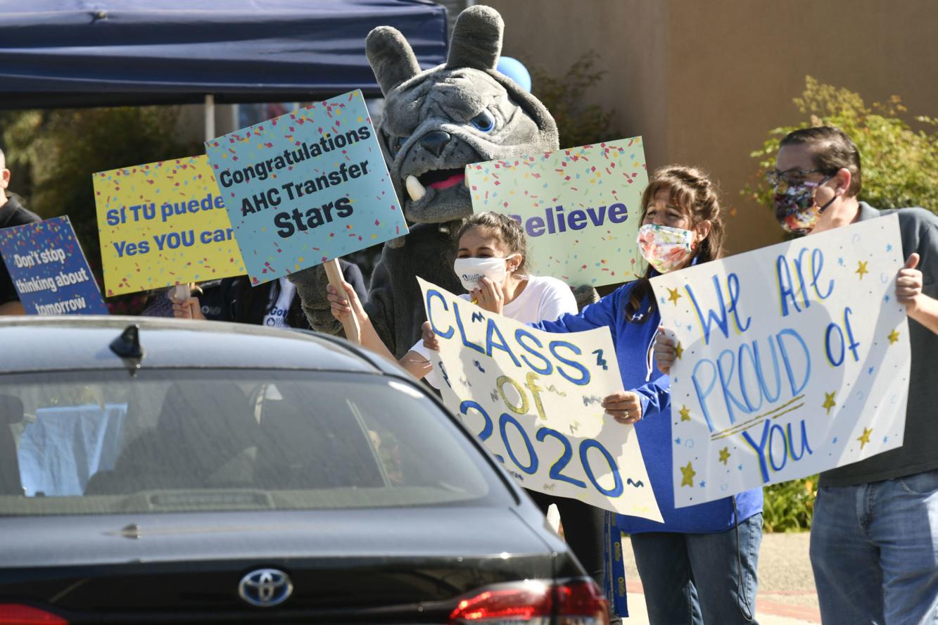 Hancock transfer graduates given drivethrough honors Education