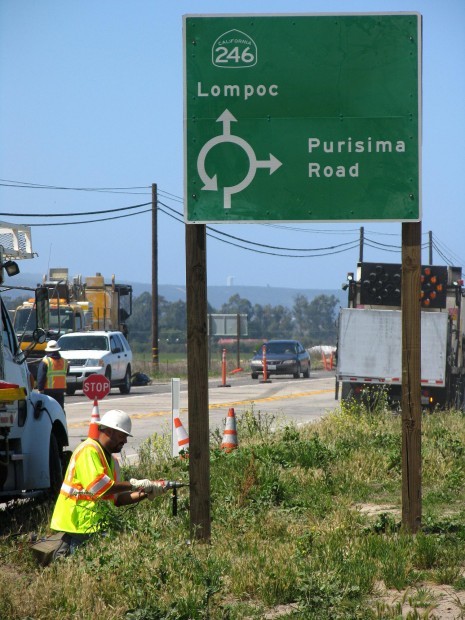 Highway 246 roundabout nearing completion | Local | syvnews.com