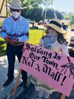 Protesters challenge proposal to demolish Solvang vets hall, build hotels; Council continues public comment