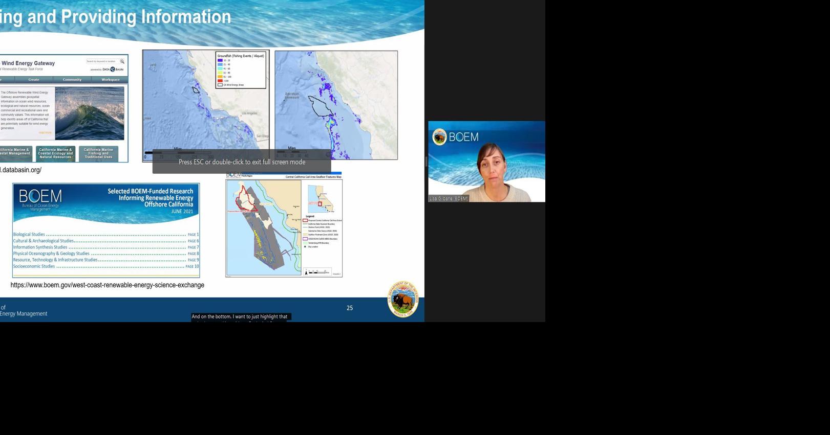 Virtual explains Morro Bay Wind Energy Area environmental