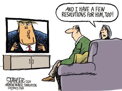 Cartoon R Resolution Editorial Cartoon: Resolutions | Editorial | syvnews.com