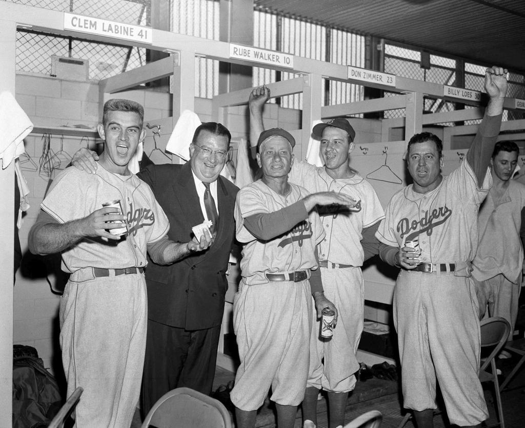 1954 Don Zimmer Game Worn Brooklyn Dodgers Rookie Jersey.