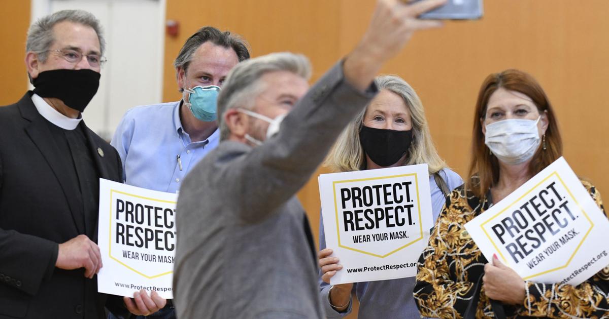 Masks Joined Local leaders join campaign urging residents to wear masks | Local news ...