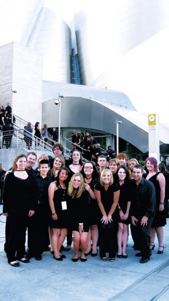 Santa Ynez High School choir performs at Disney Concert Hall