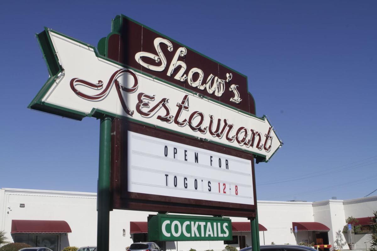 Risen from the ashes Shaw's Steakhouse reopens for takeout orders