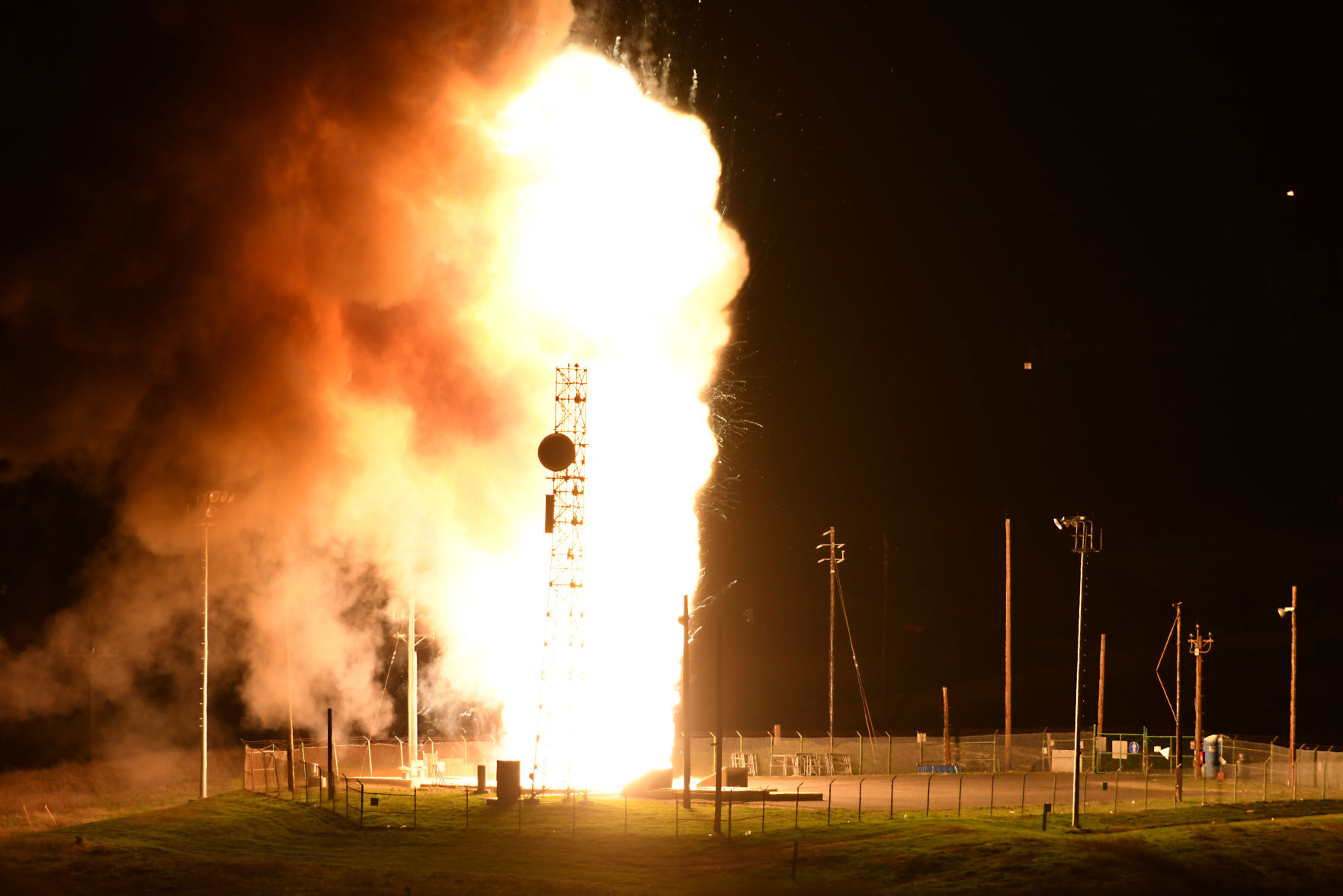 Minuteman III Missile Blasts Off From Vandenberg Air Force Base In ...