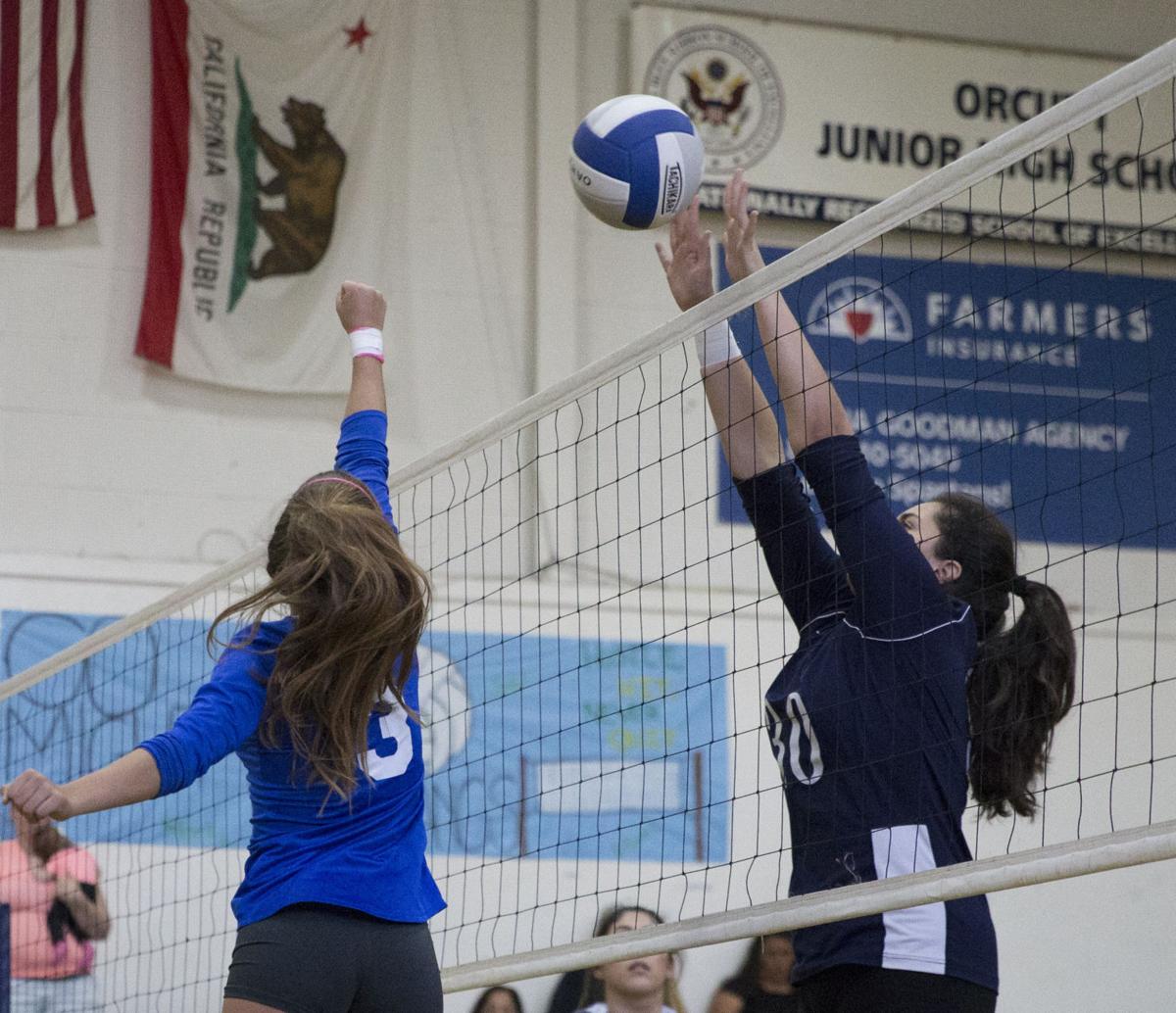 Girls Volleyball Orcutt Academy vs Lompoc