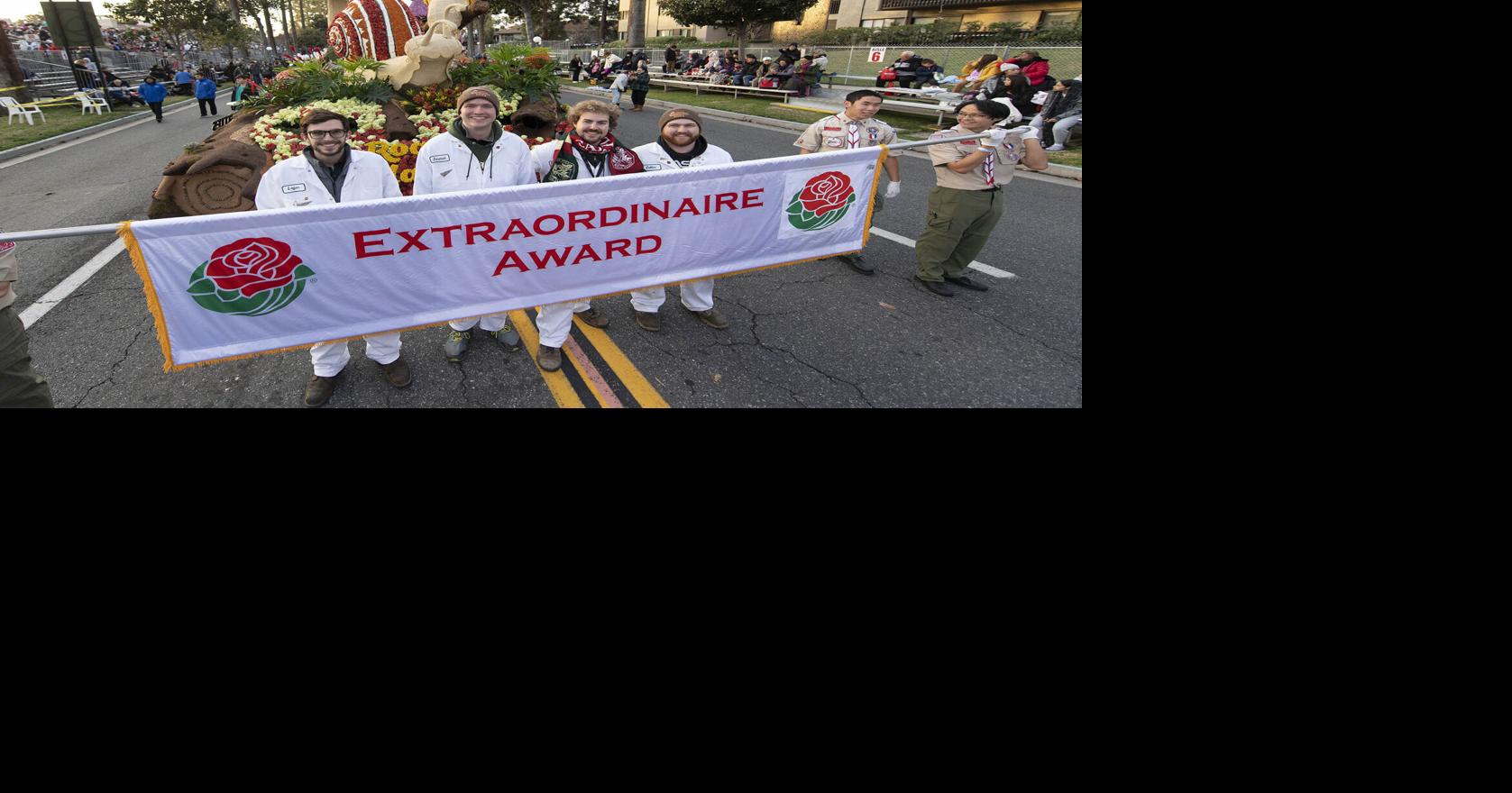 Cal poly float wins extraordinaire award at rose parade local news