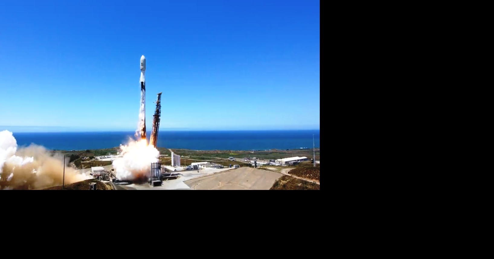Falcon 9 launches Starlink mission from Vandenberg SFB into cloudless ...