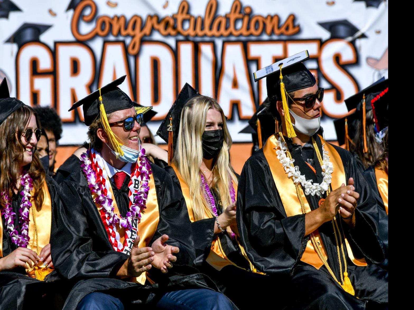 Photos: Leland High School honors their Class of 2021 with two socially  distanced graduation ceremonies