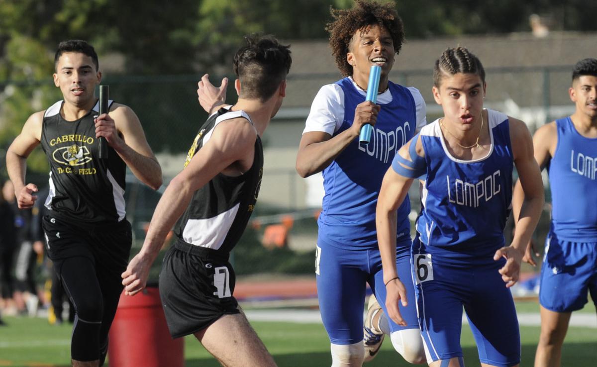Track Field Lompoc Cabrillo And Santa Barbara High Schools
