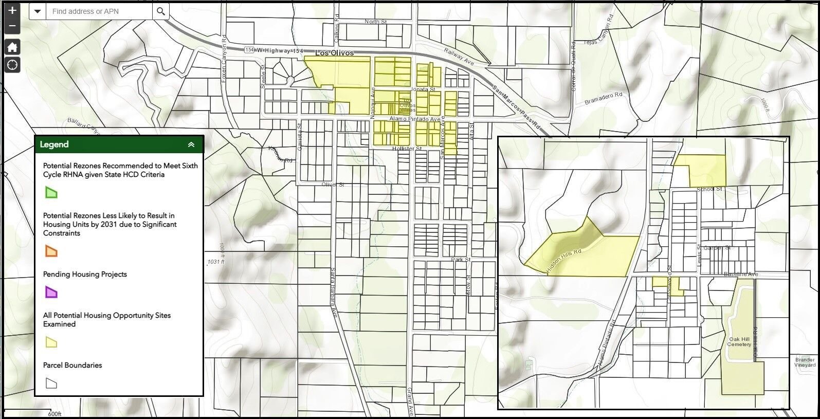 Santa Barbara County Interactive Map Shows Potential Rezoning Sites To ...