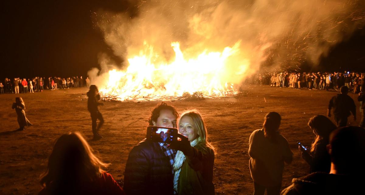 Solvang tradition of burning trees continues at mission Local