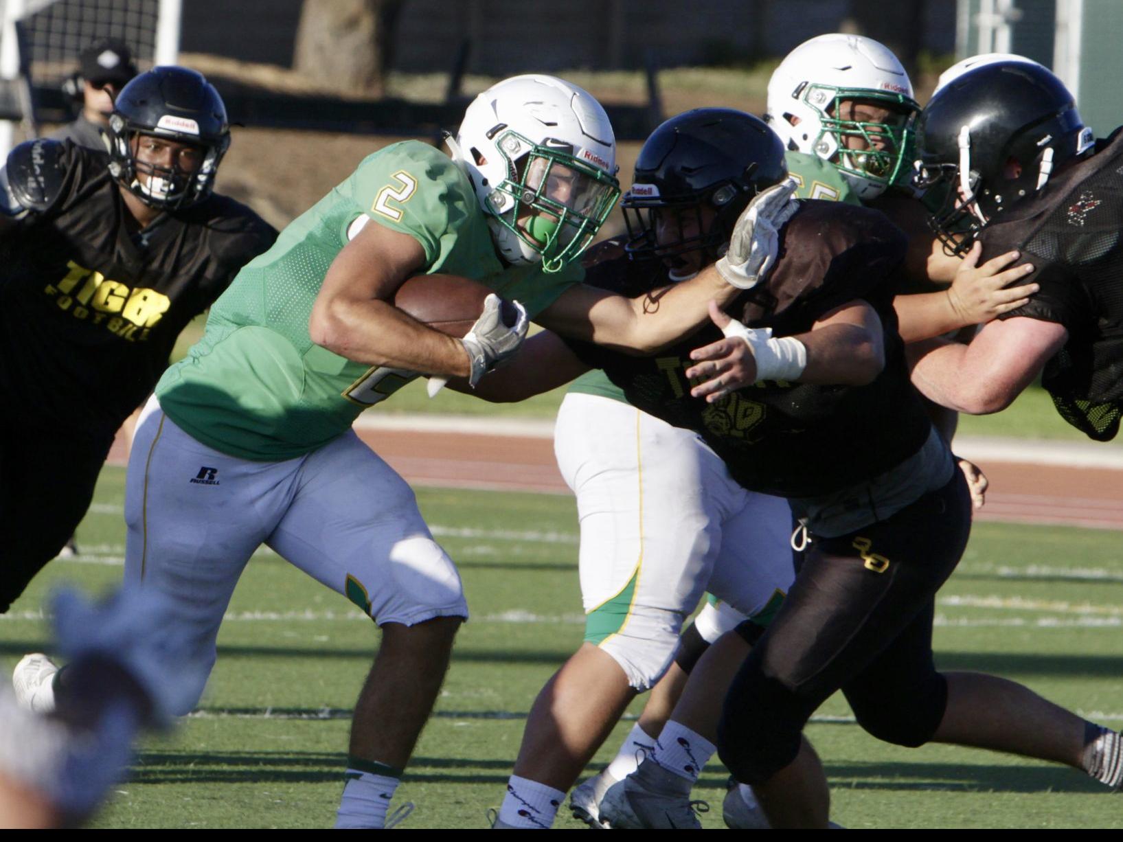 Preseason Football St Joseph Hosts San Luis Obispo In Scrimmage